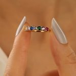 Birthstone Ring For Mom, Family Birthstone Ring, Personalized Birhtstone Ring, Birthstone Rings for Women, Christmas Gift, Birthday Gift