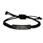 Hairstylist Rope Bracelet Gifts for Men, Funny Quote Rope Bracelet, Christmas Unique Gifts for Hairstylists from Friends or Family